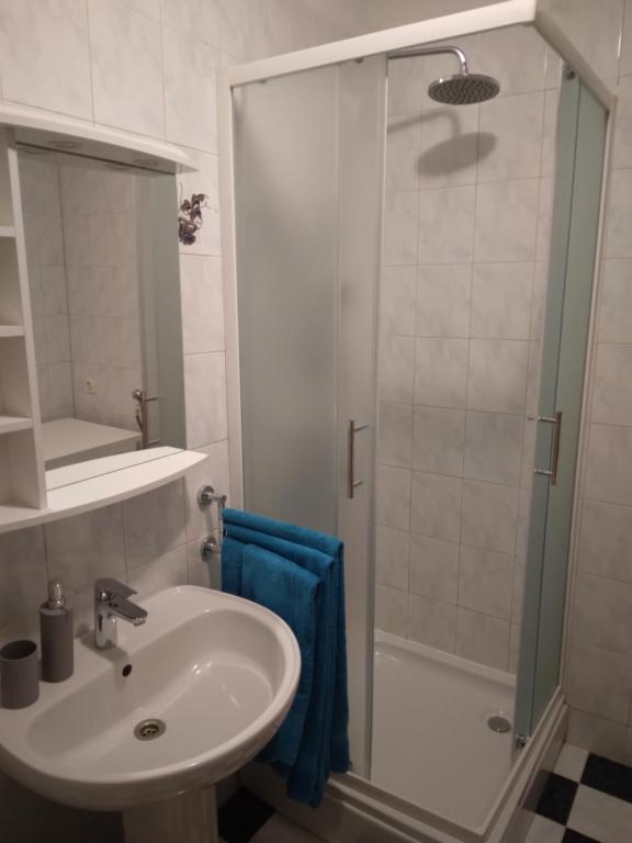 Koupelna v ubytování Apartman Maja