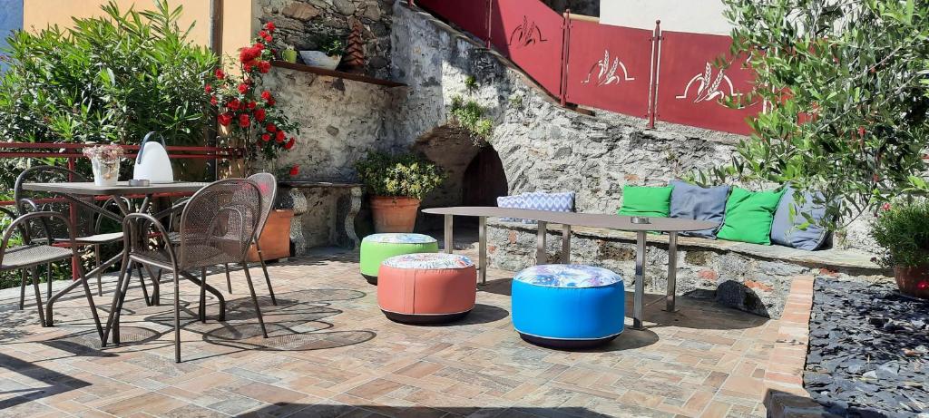 Patio nebo venkovní prostory v ubytování B&B Monastero