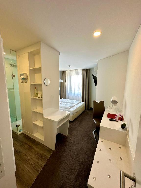 Koupelna v ubytování Hotel Günter