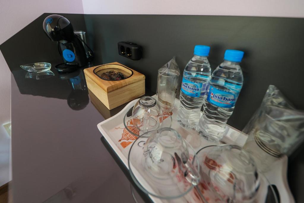 Nápoje v ubytování Family Hotel Gotse Delchev