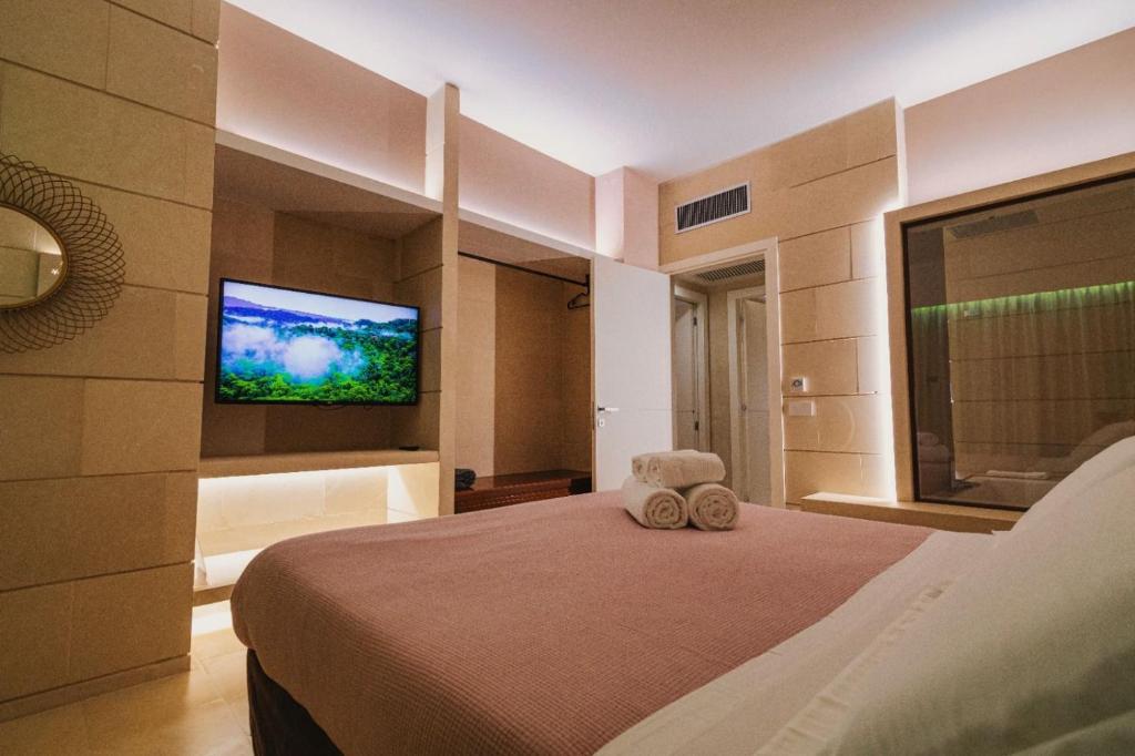 TV a/nebo společenská místnost v ubytování Euphoria Resort