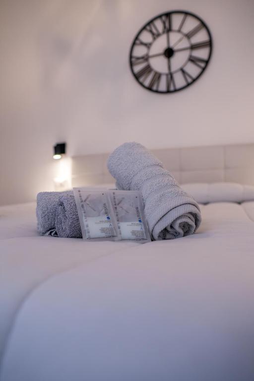 Postel nebo postele na pokoji v ubytování Doan rooms