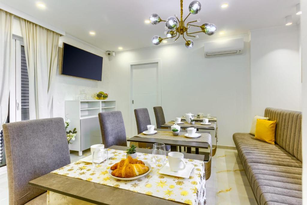 Posezení v ubytování Irini Luxury Rooms