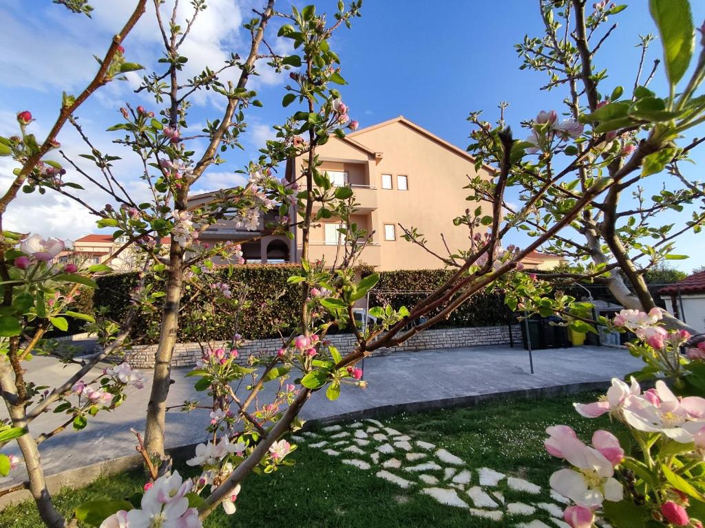 Taman di luar Apartmani Katarina&Ivan Krstinić