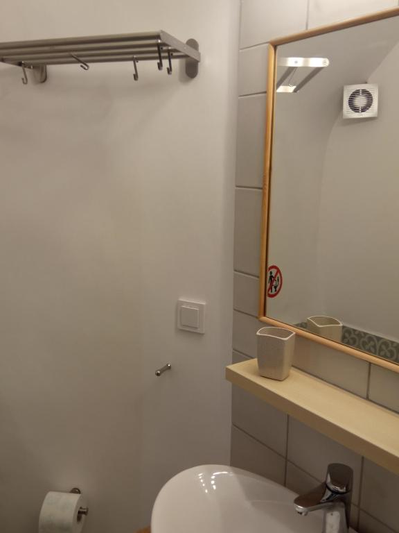 Koupelna v ubytování GS APARTMENT