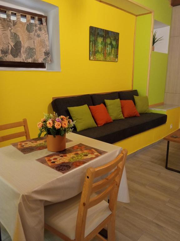 Posezení v ubytování GS APARTMENT