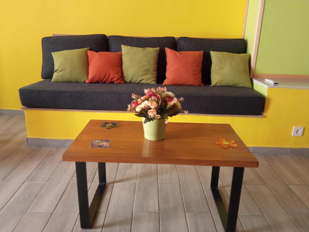Posezení v ubytování GS APARTMENT