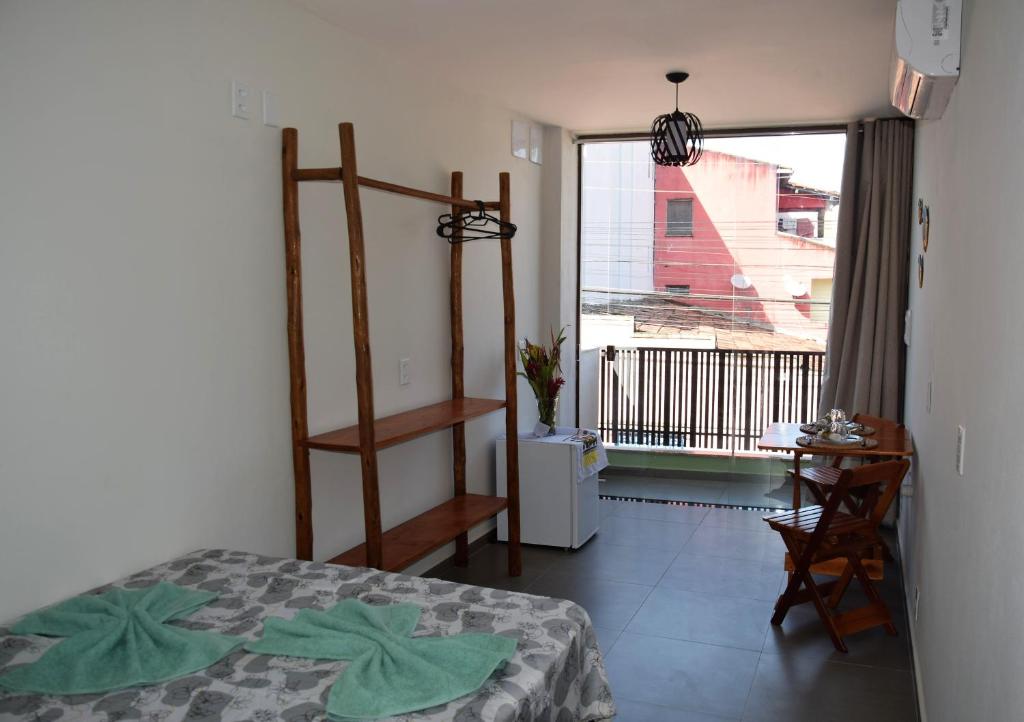 Katil atau katil-katil dalam bilik di Residencial Lucernaré - Tiririca