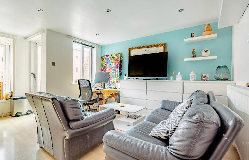 O zonă de relaxare la Central London Comfortable Homestyle Apartment