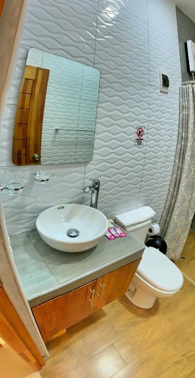 Koupelna v ubytování Studio 69 Aparthotel