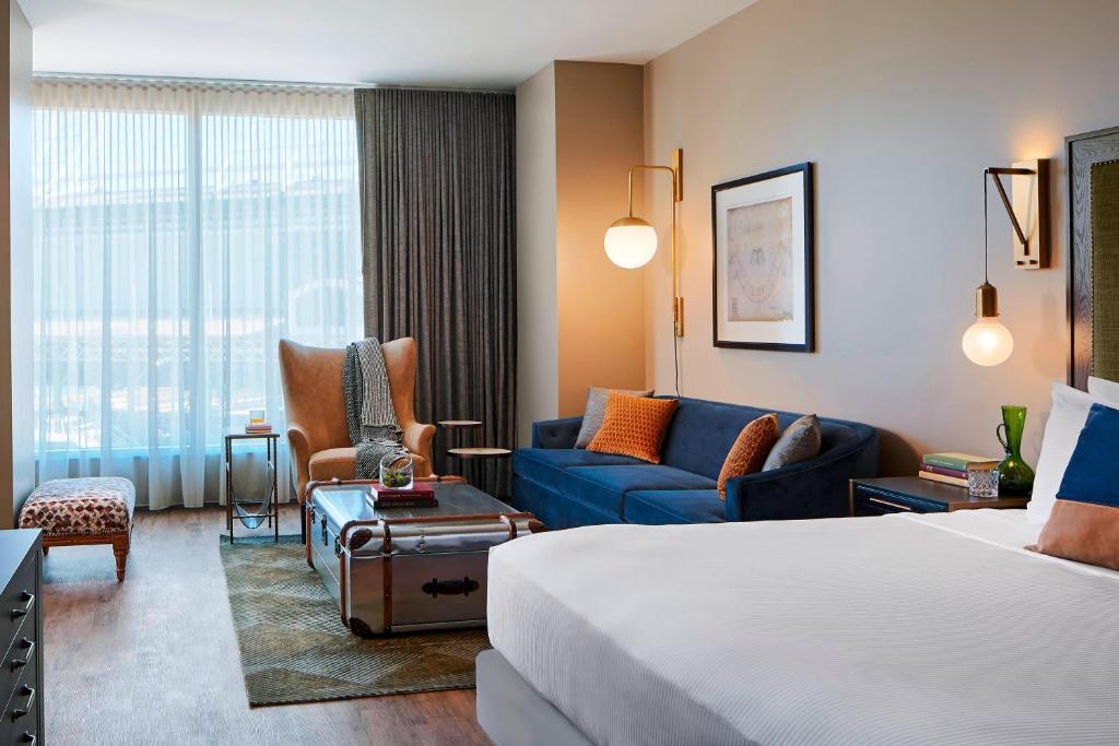 Posezení v ubytování Hotel Zachary, Chicago, a Tribute Portfolio Hotel