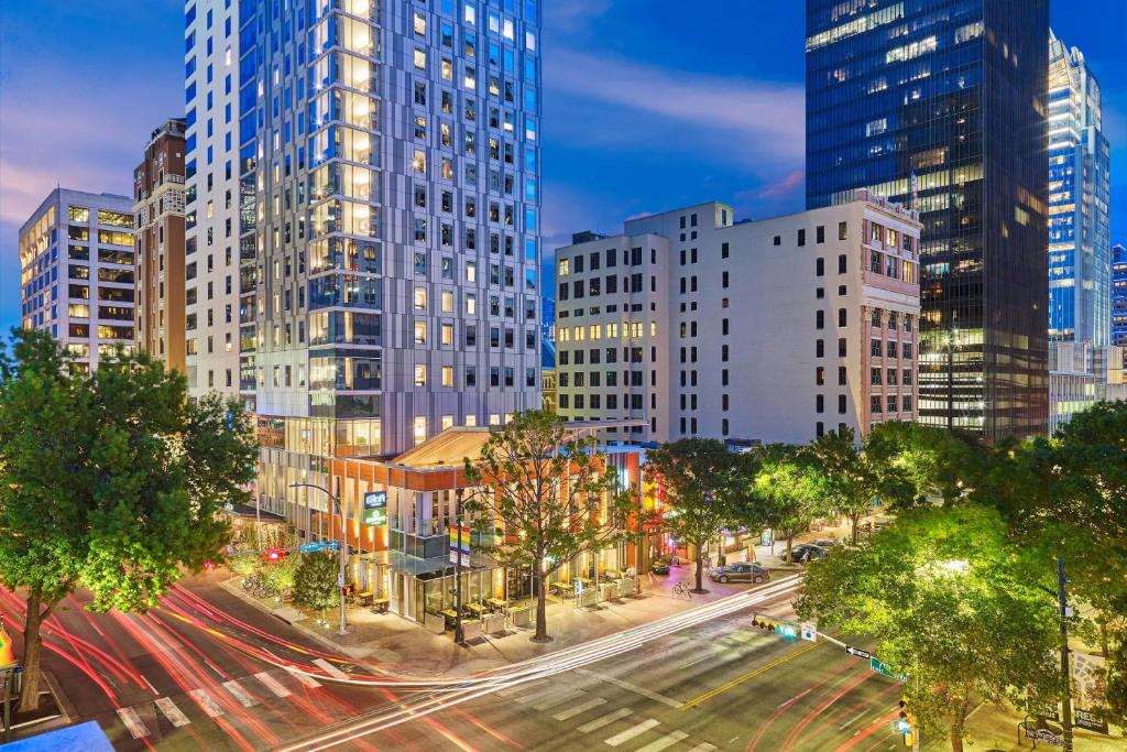 Nespecifikovaný výhled na destinaci Austin nebo výhled na město při pohledu z hotelu