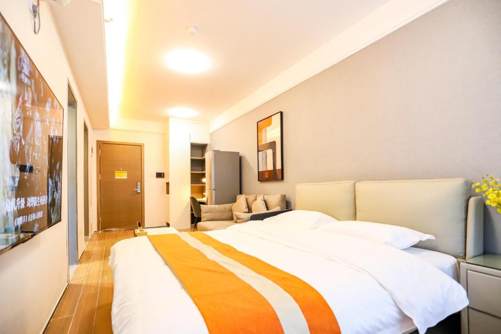 Shenzhen B T Miele Executive Apartment - Baoan International Airport Bihaiwan Subway Station - Habitación Doble De Negocios
