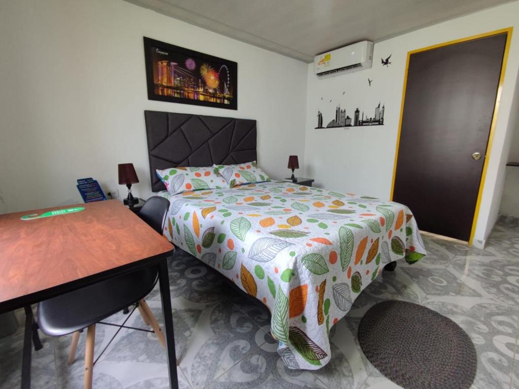 Postel nebo postele na pokoji v ubytování Hotel Villa Bosco
