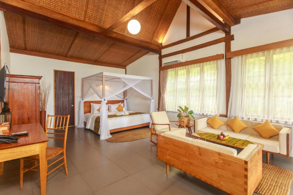 Villa So Long Banyuwangi - Ijen - Suite Cottage Ocean King Bed Con Vista Al Mar