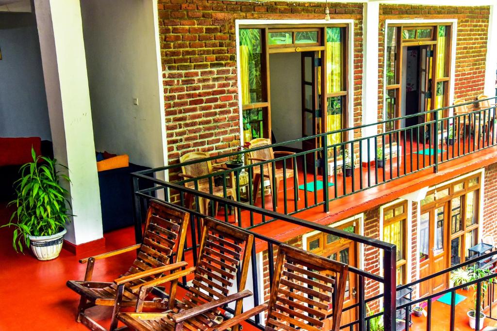 Balkón nebo terasa v ubytování MUM Jungle Inn