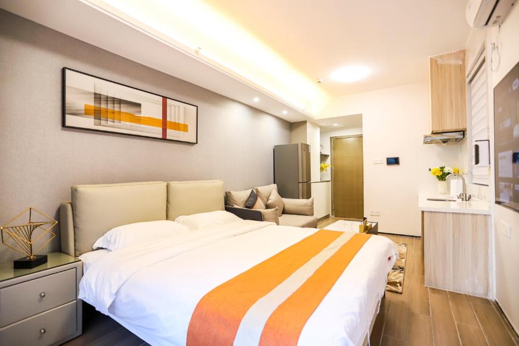 Shenzhen B T Miele Executive Apartment - Baoan International Airport Bihaiwan Subway Station - Habitación Doble Deluxe