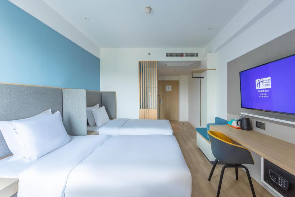 Holiday Inn Express Shanghai Pudong Airport, an IHG Hotel - Habitación Gemela Estándar De Piso Alto