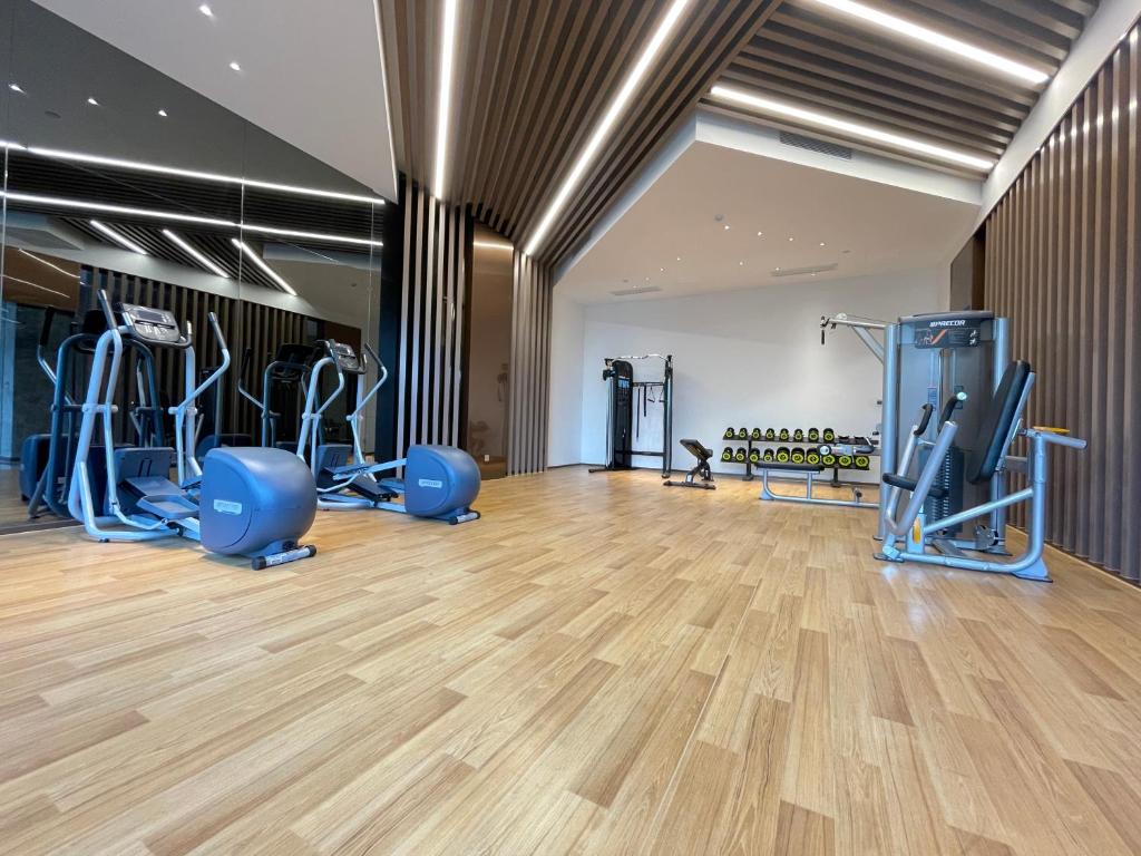 Fitness centrum a/nebo fitness zařízení v ubytování White Swan VYV Hotel, Foshan