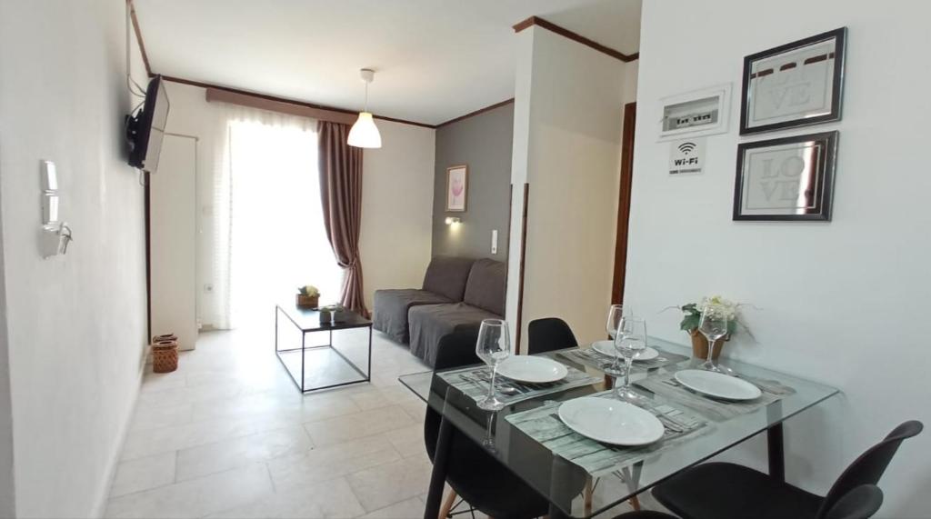 Posezení v ubytování Venus Apartments