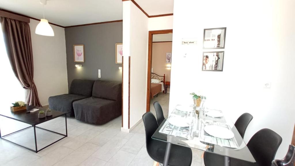 Posezení v ubytování Venus Apartments