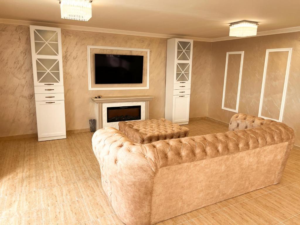 Posezení v ubytování Lecardo Hotel