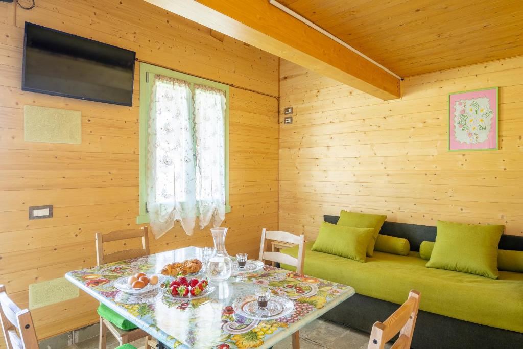 Posezení v ubytování Il Campo di Nonno Giò