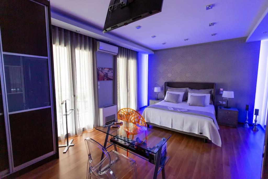 Ένα ή περισσότερα κρεβάτια σε δωμάτιο στο Suite Vali