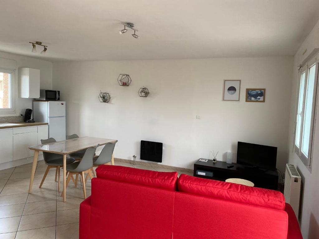 Kuchyň nebo kuchyňský kout v ubytování Gîte des Landes