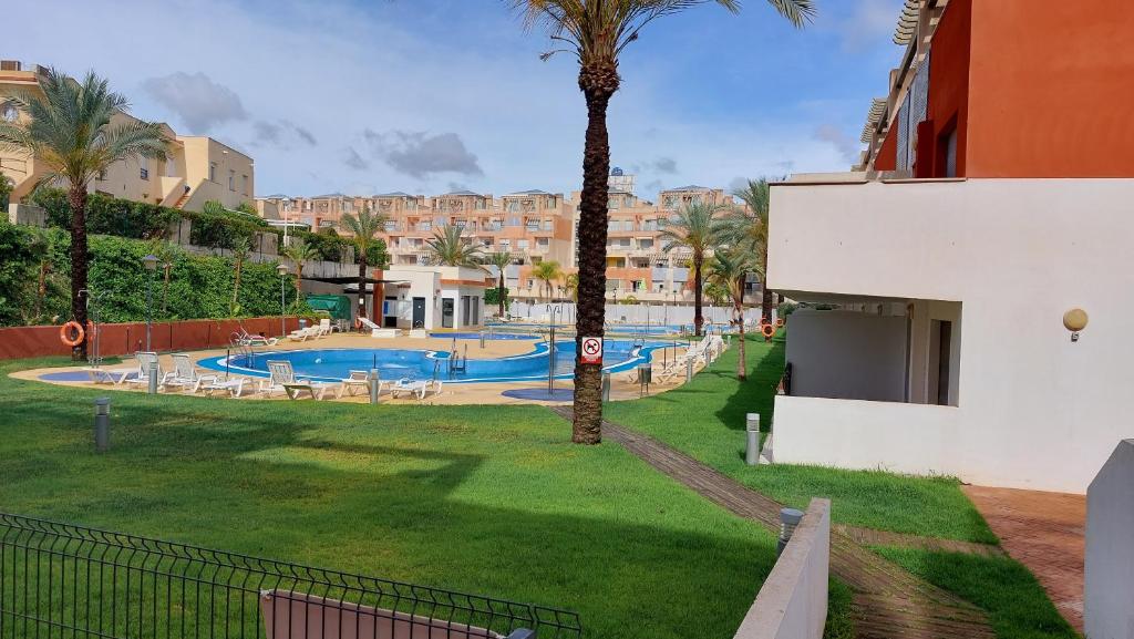 Bazén v ubytování Vera Albacora V Costa Rey nebo v jeho okolí