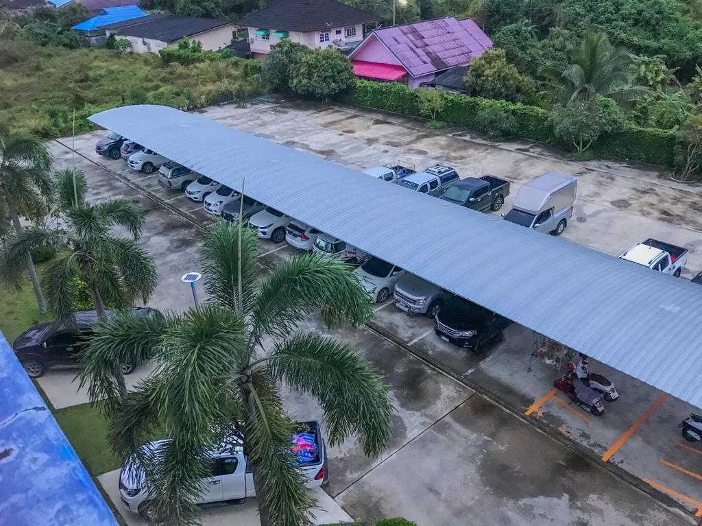 Letecký snímek ubytování โรงแรมสบาย พาเลซ