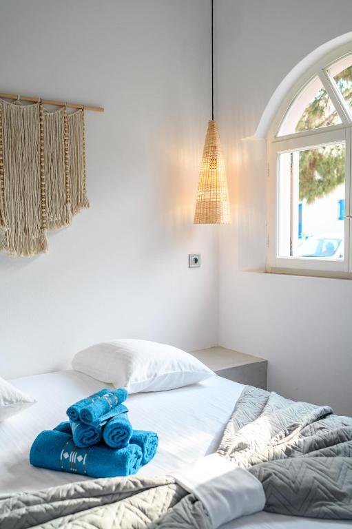 Postel nebo postele na pokoji v ubytování Golden View Villas
