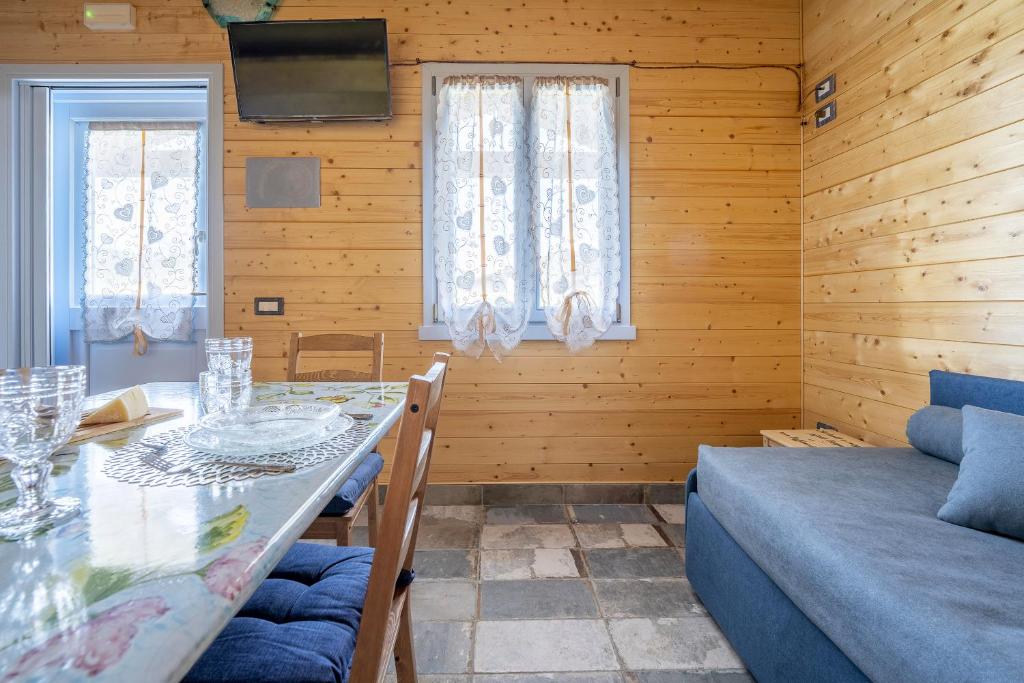 Posezení v ubytování Il Campo di Nonno Giò
