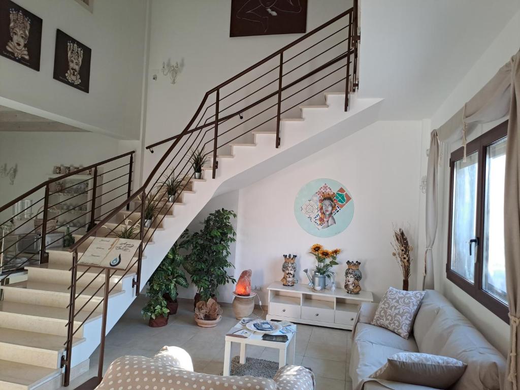 A seating area at Acqua e Sale Avola