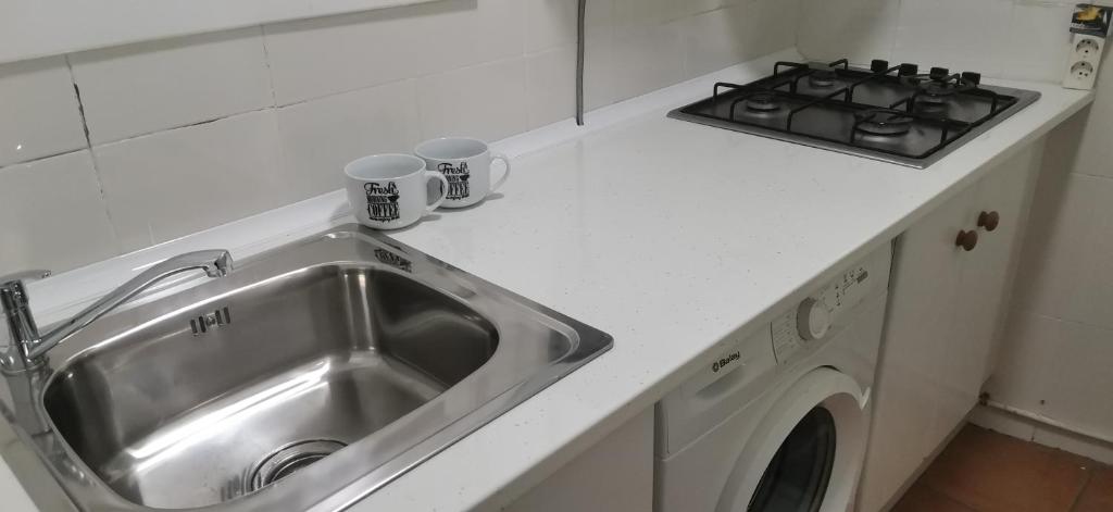 Kuchyňa alebo kuchynka v ubytovaní Apartamento con vistas en el centro de Mojácar