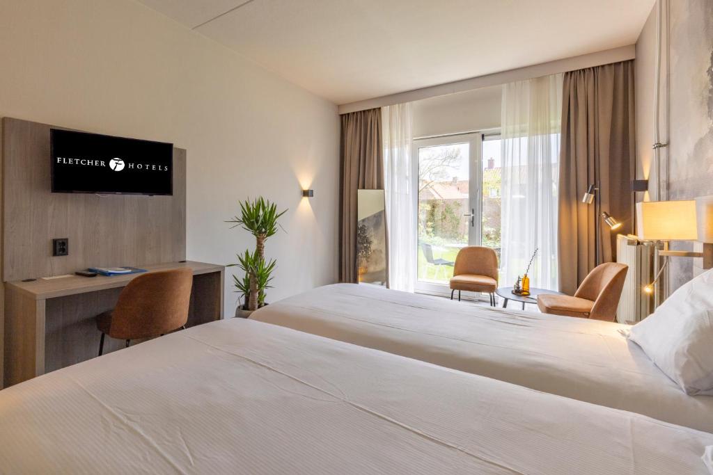 Fletcher Hotel Restaurant Hellendoorn - Comfort Double Room With Terrace