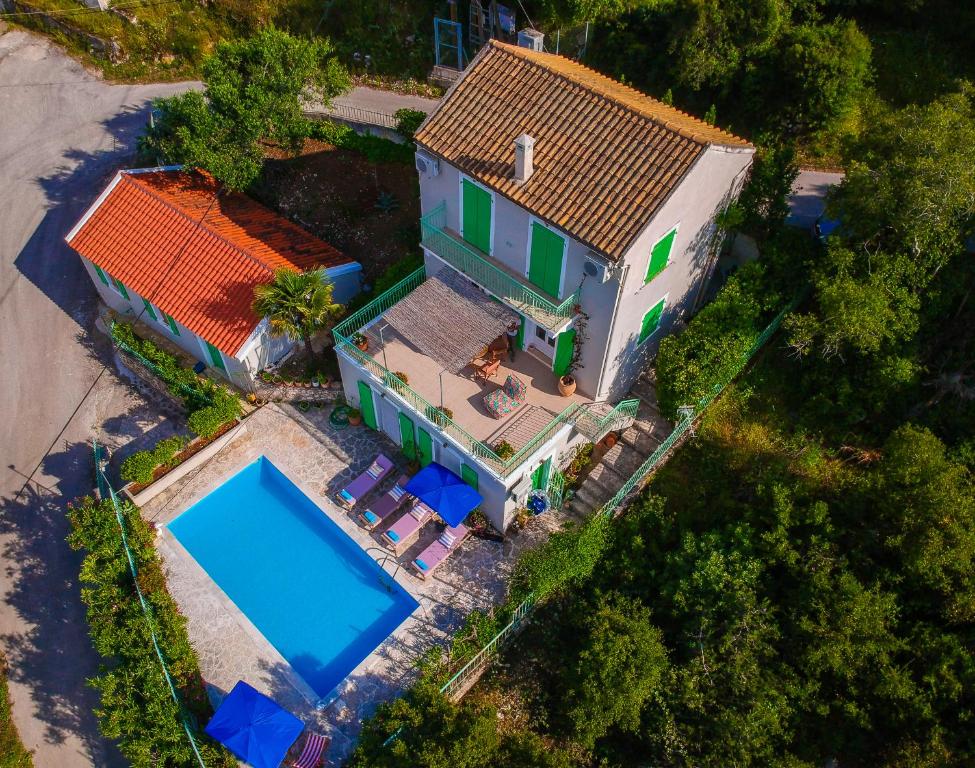 The swimming pool at or close to Circe Villa - Ionian Sea View