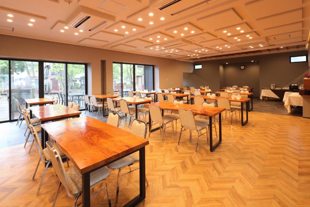 Restaurace v ubytování Kurobe Sunvalley Hotel