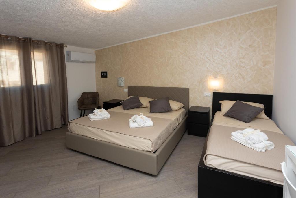 Postel nebo postele na pokoji v ubytování Bed and Breakfast Horizon