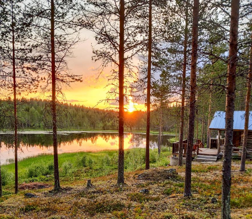 Příroda nedaleko luxury tent