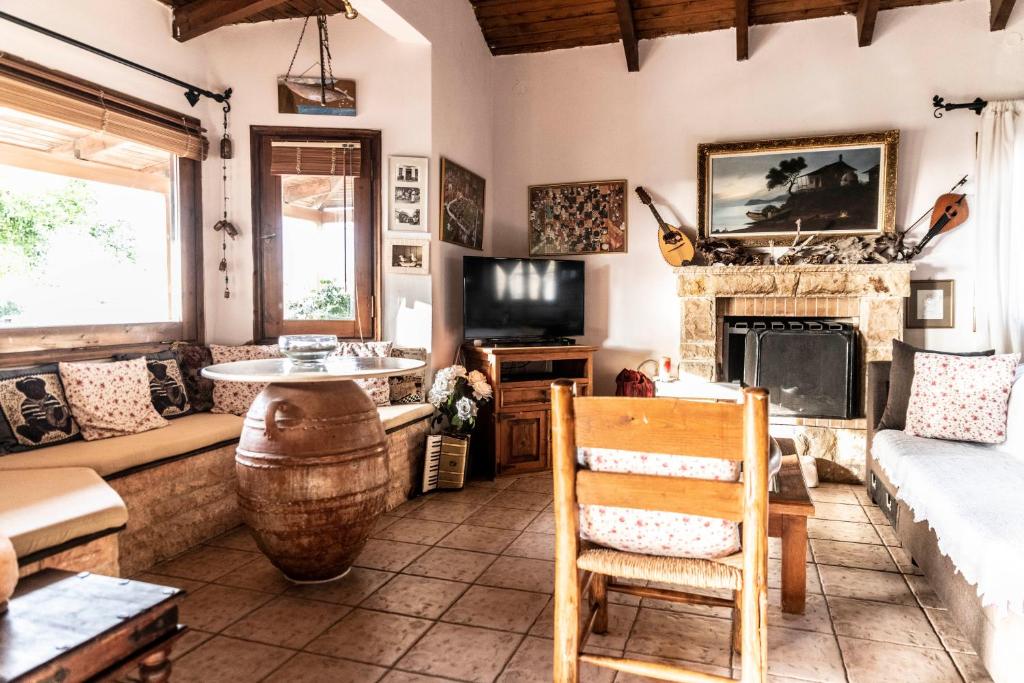 Posezení v ubytování Villa Sofita