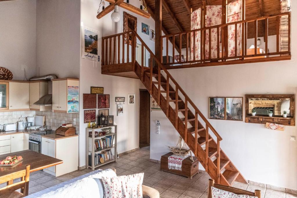 Kuchyň nebo kuchyňský kout v ubytování Villa Sofita