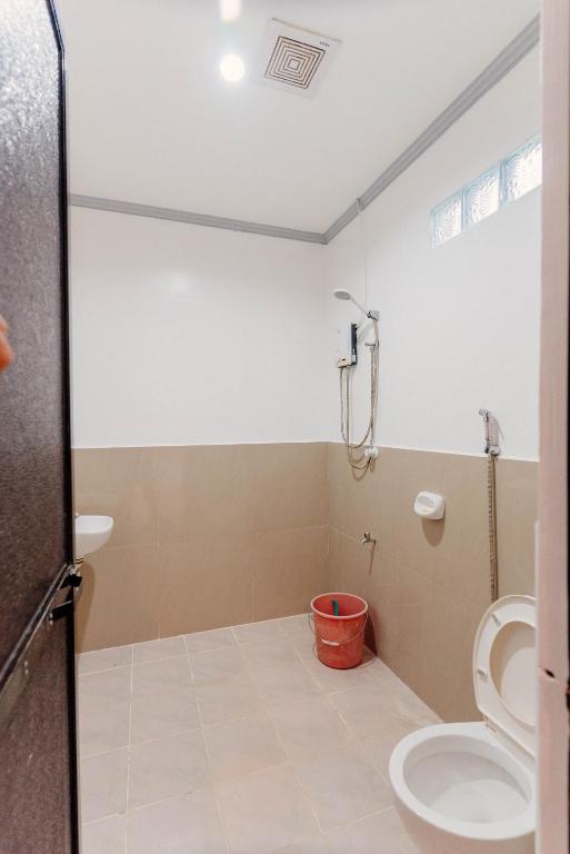 Koupelna v ubytování Kawayan Hostel