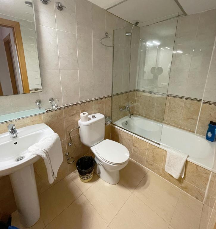 Koupelna v ubytování Royal Inn Aparthotel