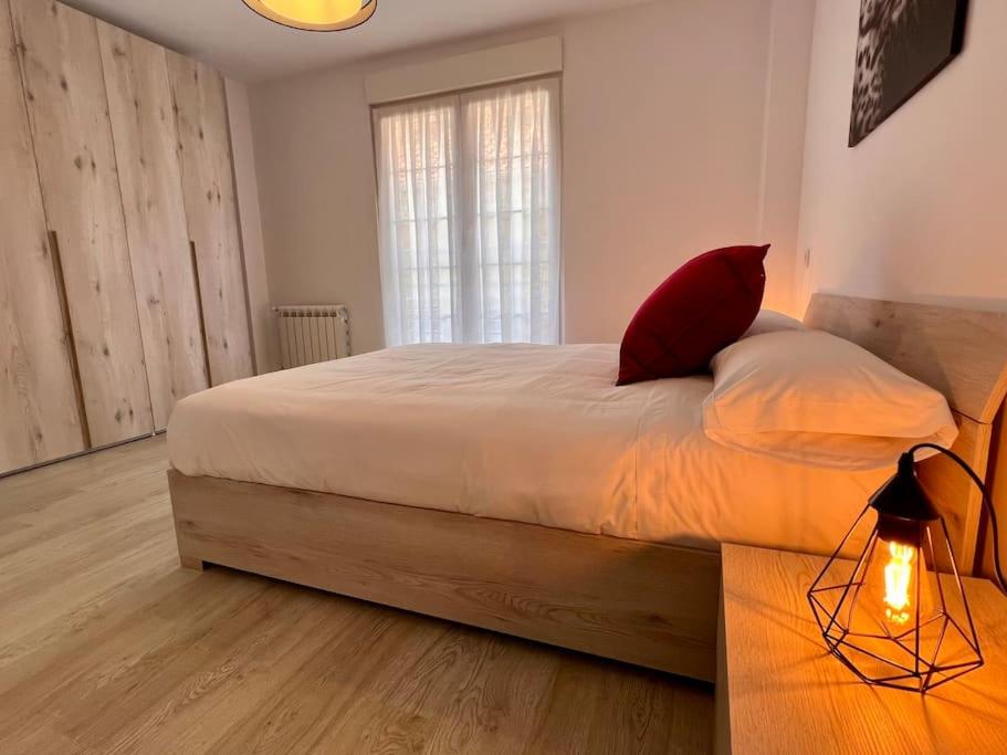 Postel nebo postele na pokoji v ubytování Acogedor apartamento en Parbayón