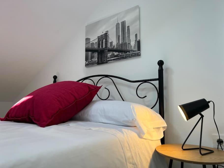 Postel nebo postele na pokoji v ubytování Acogedor apartamento en Parbayón