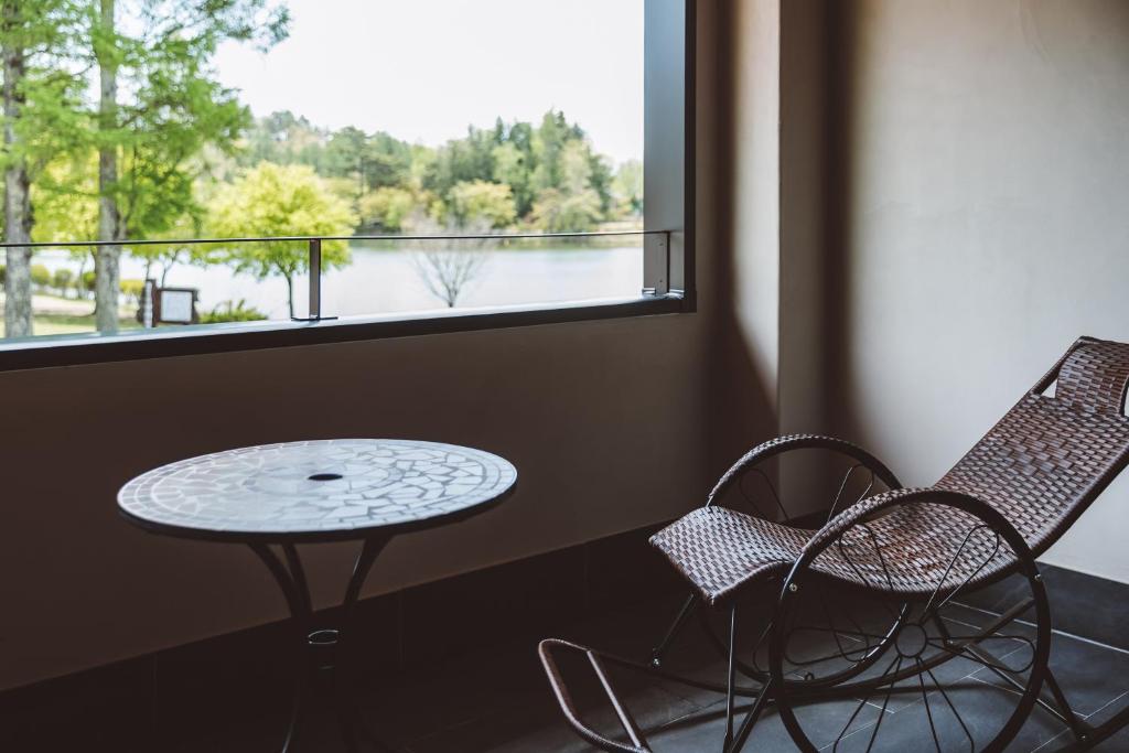 Balkón nebo terasa v ubytování 蓼科BASE kitchen,spa&hotel