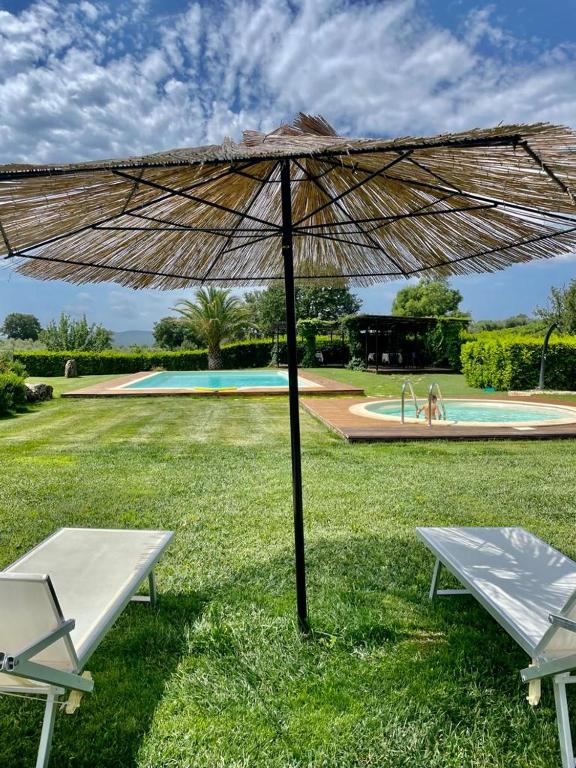 Zahrada ubytování Agriturismo I Tre Fossi