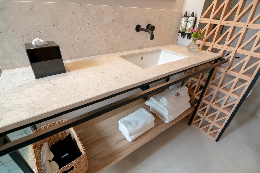 Kuchyň nebo kuchyňský kout v ubytování Casa del Médico Hotel Boutique