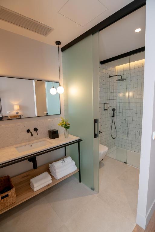Koupelna v ubytování Casa del Médico Hotel Boutique
